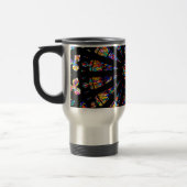 kleurstoffen van kleurloos glas reisbeker (Links)