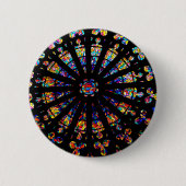 kleurstoffen van kleurloos glas ronde button 5,7 cm (Voorkant)