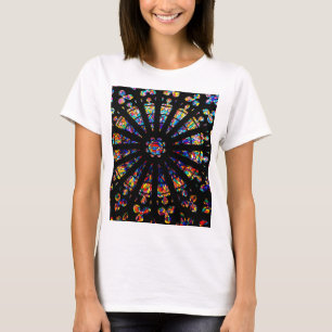 kleurstoffen van kleurloos glas t-shirt