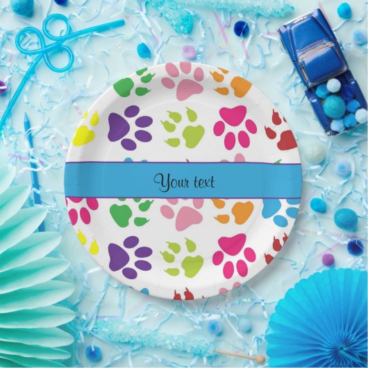 Kleurstoffen voor verf papieren bordje (Feest)