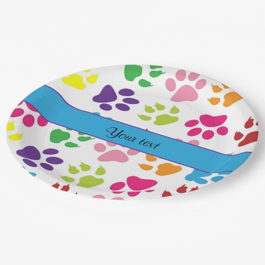 Kleurstoffen voor verf papieren bordje (Gekanteld)