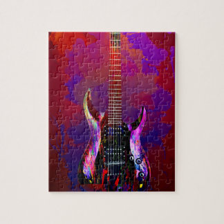 Kleurstofgitaar Legpuzzel