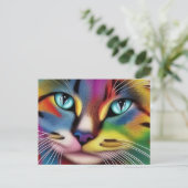 Kleurstofkat Briefkaart (Staand voorkant)