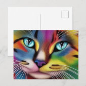 Kleurstofkat Briefkaart (Voorkant / Achterkant)