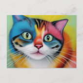 Kleurstofkat Briefkaart (Voorkant)