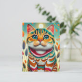 Kleurstofkat Briefkaart (Staand voorkant)