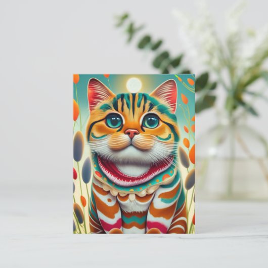 Kleurstofkat Briefkaart (Staand voorkant)