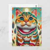 Kleurstofkat Briefkaart (Voorkant / Achterkant)