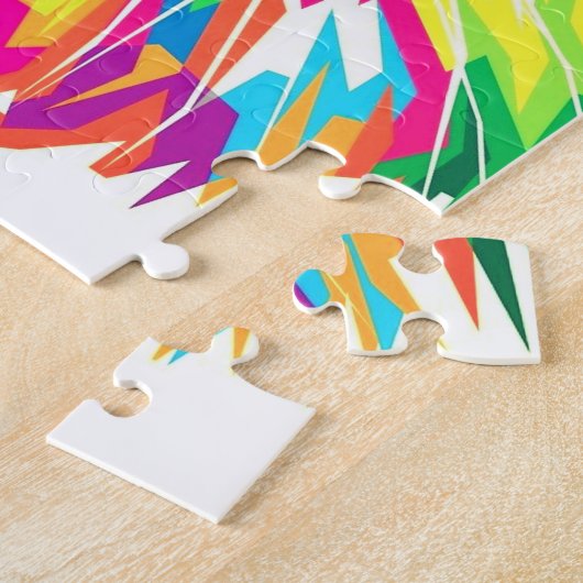 Kleurstofkat - gezicht - legpuzzel (Zijkant)