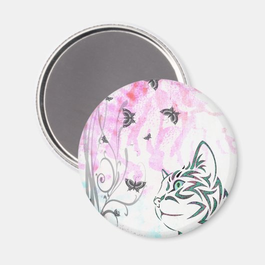 Kleurstofkat Magneet (Voorkant / Achterkant)