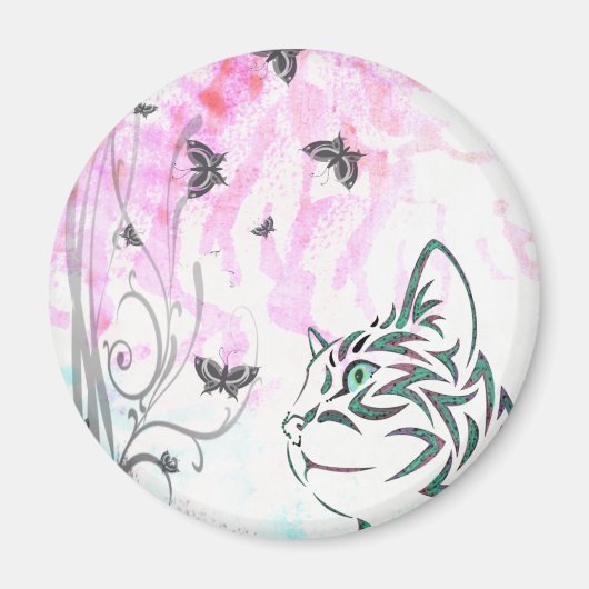 Kleurstofkat Magneet (Voorkant)