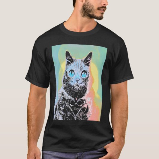 Kleurstofkat T-shirt (Voorkant)