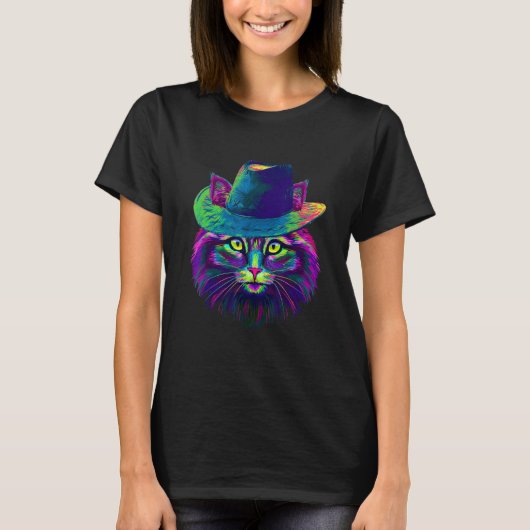Kleurstofkat T-shirt (Voorkant)