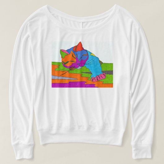 Kleurstofkat T-shirt (Design voorkant)