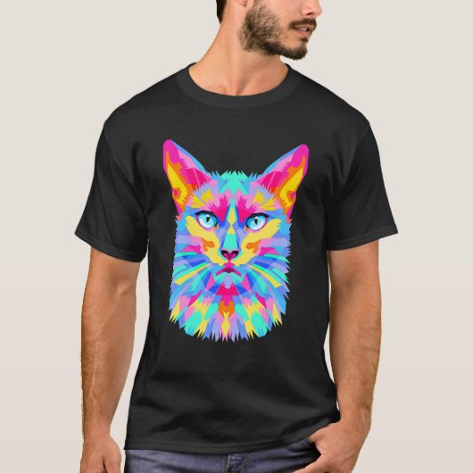 Kleurstofkat T-shirt (Voorkant)