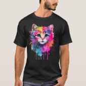 Kleurstofkat T-shirt (Voorkant)