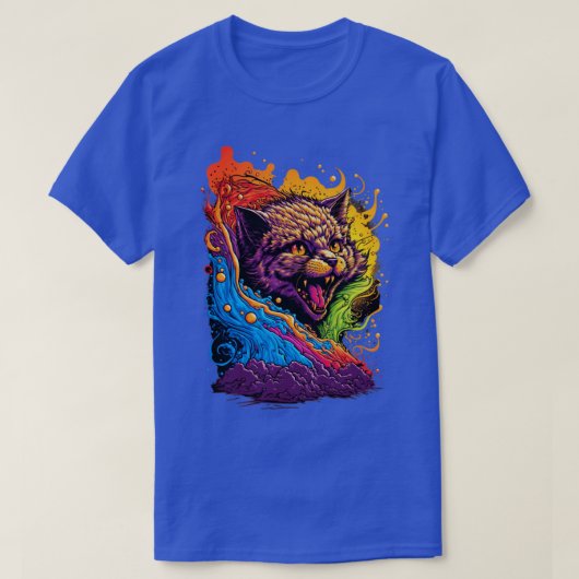 Kleurstofkat T-shirt (Design voorkant)