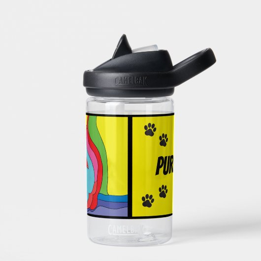 Kleurstofkat Waterfles (Links)