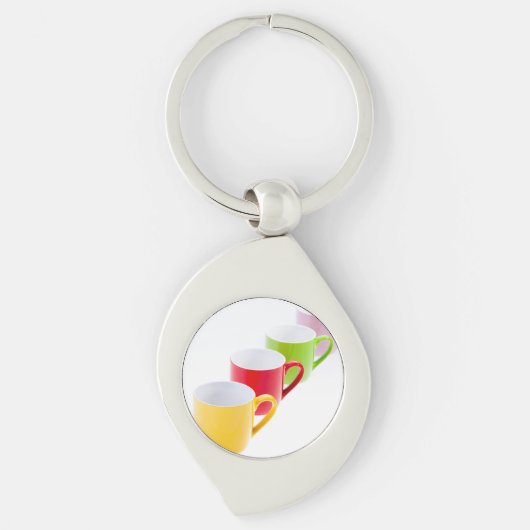 Kleurstofkoffie Sleutelhanger (Voorkant)