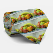 Kleurstoflade, Oranje, appel, peren, Stropdas (Opgerold)