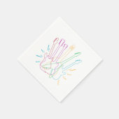 Kleurstofmonteur met ingebouwde gitarist servet (Hoek)