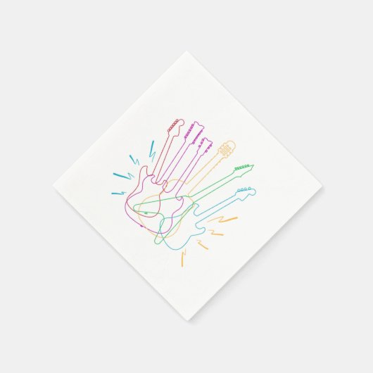 Kleurstofmonteur met ingebouwde gitarist servet (Hoek)