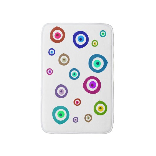 Kleurstofogen Badmat (Voorkant Verticaal)