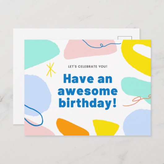 Kleurstofpasta's Briefkaart (Voorkant / Achterkant)