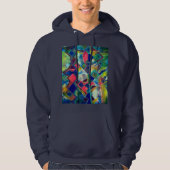 Kleurstofpatroon Hoodie (Voorkant)