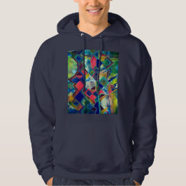 Kleurstofpatroon Hoodie