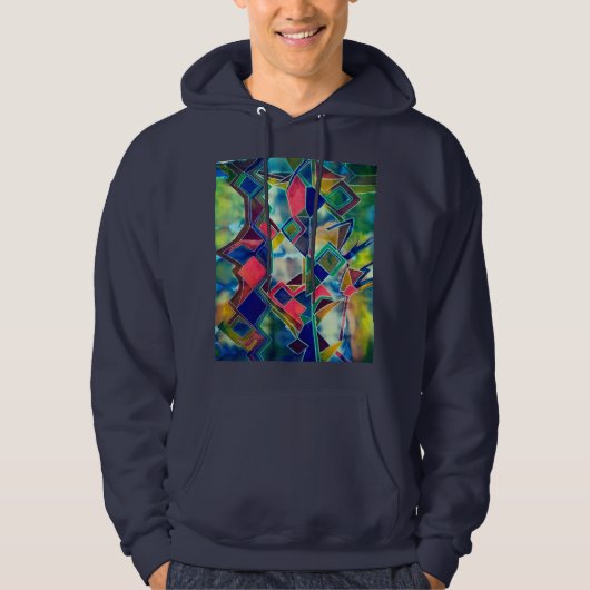 Kleurstofpatroon Hoodie (Voorkant)