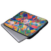 Kleurstofpatroon Laptop Sleeve (Voorkant onderkant)