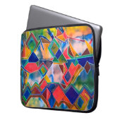 Kleurstofpatroon Laptop Sleeve (Voorkant Links)