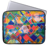 Kleurstofpatroon Laptop Sleeve (Voorkant)