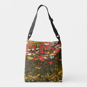 KLEURSTOFPOPPEN VOOR DE ZON CROSSBODY TAS