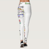 Kleurstofstroomschema Leggings (Achterkant)