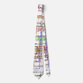 Kleurstofstroomschema Stropdas (Voorkant)