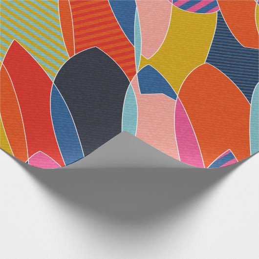 Kleurstofsurfplanken Cadeaupapier (Hoek)