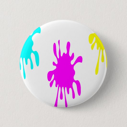 Kleurstofverf Ronde Button 5,7 Cm (Voorkant)