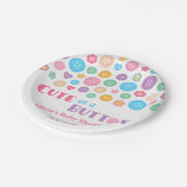 Kleurstofwisselaar als Button Baby shower Papieren Bordje (Gekanteld)