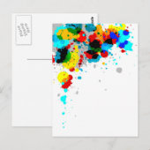 Kleurstofzalen Briefkaart (Voorkant / Achterkant)