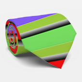 Kleurstreep3 wijzigen stropdas (Opgerold)