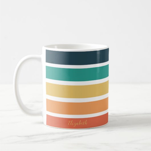 Kleurstreep Koffiemok (Links)