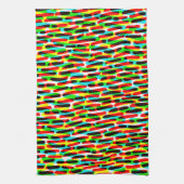 Kleurstreepjes 121216(01) theedoek (Verticaal)