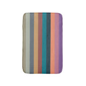 kleurstrepen in kleurrijk pastel badmat (Voorkant Verticaal)
