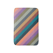 kleurstrepen in kleurrijk pastelbad badmat (Voorkant Verticaal)