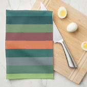 Kleurstrepen Theedoek (Quarter Fold)