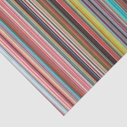 Kleurstrepen Weefselpapier Tissuepapier (Detail)