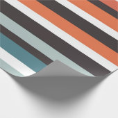 Kleurstrepes Cadeaupapier (Hoek)