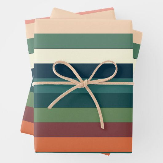 Kleurstrepes Inpakpapier Vel (In situ)
